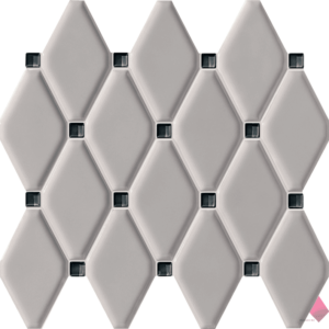 Глянцевая мозаика Abisso Grey 27x29.8