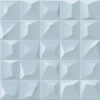 Голубая плитка под мозаику Cromatica Kleber Aqua 25x75
