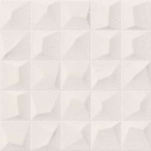 Глянцевая плитка под мозаику Cifre Cromatica Kleber Ivory 25x75