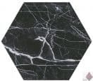 Черная плитка под мрамор шестиугольная Realonda Dark Marble 28.5x33