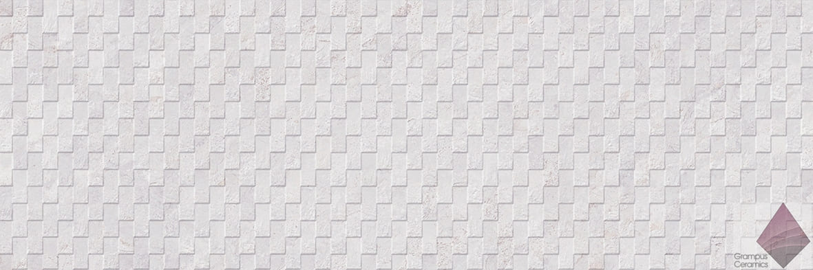 Белая плитка под камень Image Deco White 33.3x100