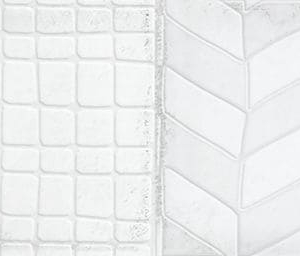 Белая плитка на фартук Cifre Alchimia Decor White 7.5x30