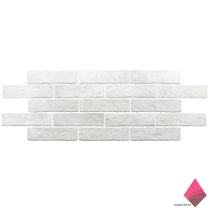 Белая плитка под кирпич