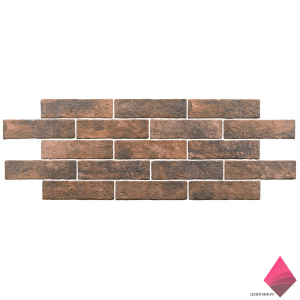 Коричневая плитка под кирпич