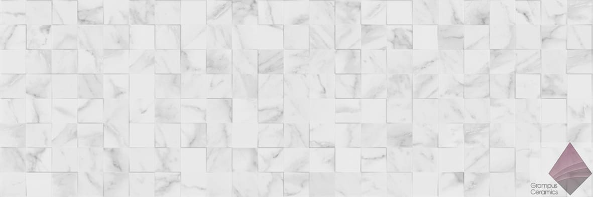 Плитка под мозаику Marmol Carrara Blanco Mosaico 33.3x100
