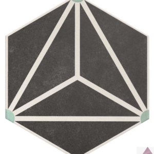 Плитка шестигранник Realonda Osaka Charcoal 28.5x33