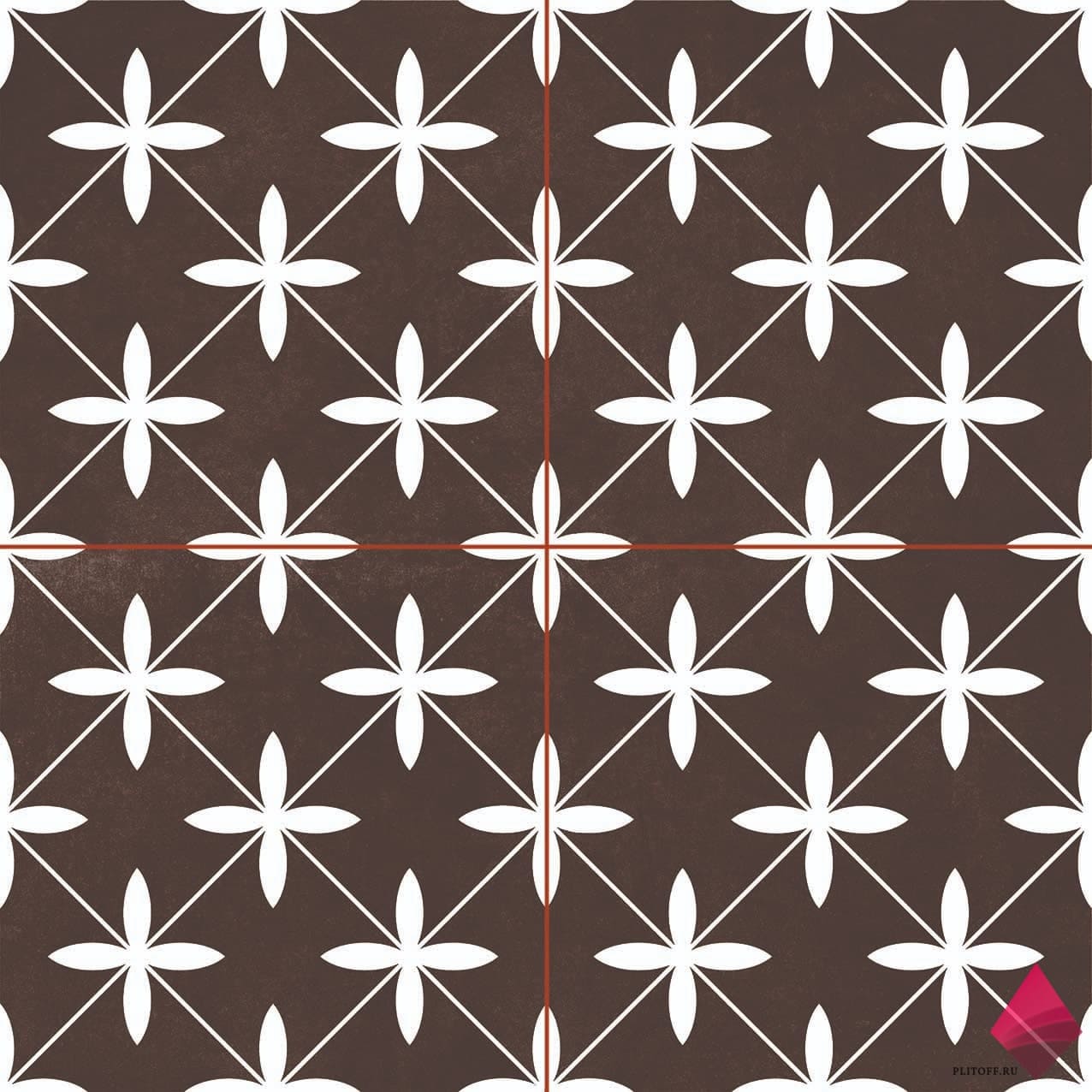 Черно белая плитка для пола