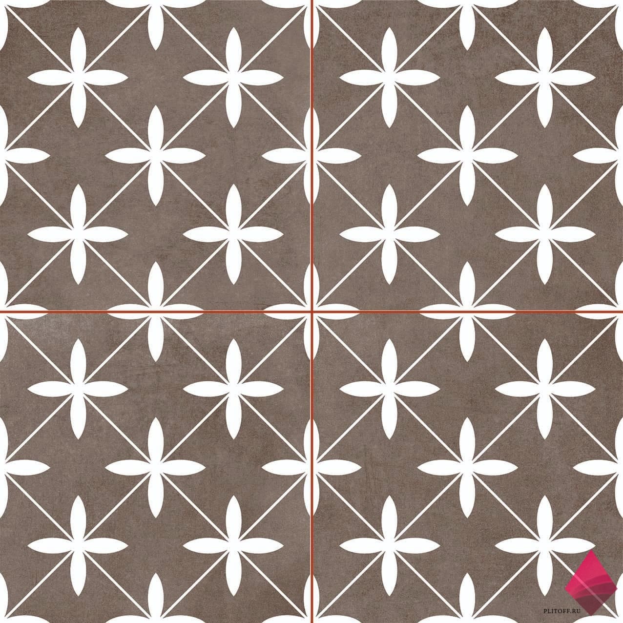 Серая плитка для пола 45х45