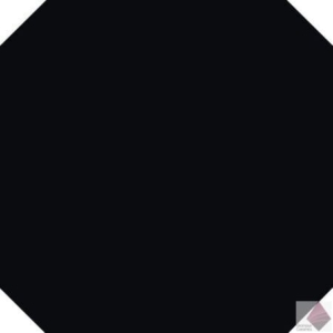 Черная матовая плитка для пола со вставками Carmen Eight Black 20x20
