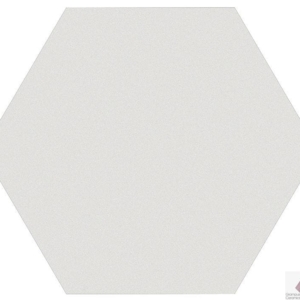 Белая плитка сотами ITT Ceramic Hexa White 23x27