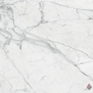 Глянцевая белая плитка под мрамор каррара Kerranova Marble Trend K-1000/LR/60X60