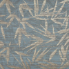 Синяя матовая плитка для стен с листьями La Platera Shui Teal Leaves 35x90