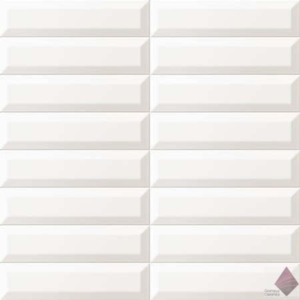 Настенная белая глянцевая плитка Mainzu Settecento Bissel Blanco Brillo 7.5x30