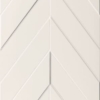 Матовая белая плитка Marca Corona 4D CHEVRON WHITE 40X80