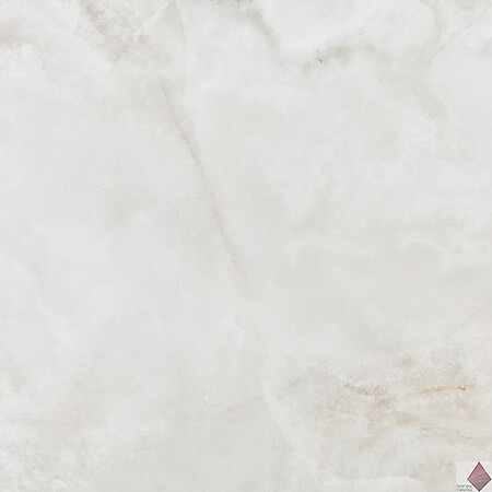 Полированная бело-серая плитка под оникс Pamesa Cr. Sardonyx White Leviglass 90x90