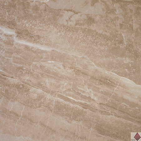 Глянцевая коричневая плитка под мрамор Pamesa Kashmir Taupe Leviglass 60x60