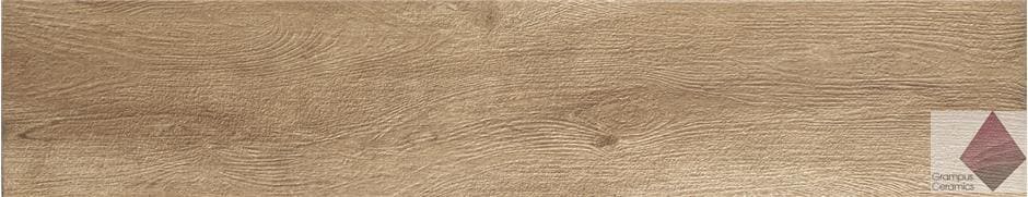 Матовая бежевая плитка под дерево STn Ceramica Merbau Roble 23x120