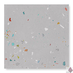 Матовая плитка для пола и стен WOW Drops Color Grey 18.5x18.5