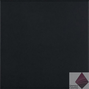 Плитка для пола моноколор матовая черная Ribesalbes Base Negro 20x20