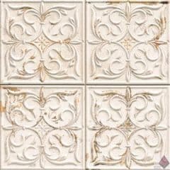 Настенная рельефная плитка Antigua Lis White Realonda 33x33