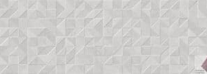 Рельефная плитка для ванной Emigres Craft Origami Gris 25x75