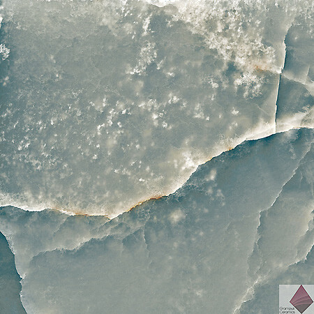 Плитка под мрамор бирюзовая глянец Aparici Magma Emerald 59.55x59.55
