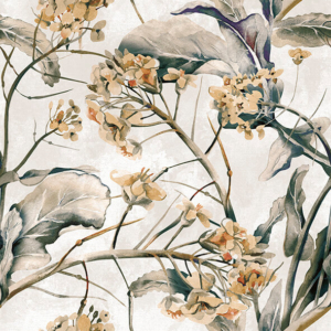Матовый керамогранит с узором цветы Ceracasa COUTURE ART CRAFT 2 49,1X98,2