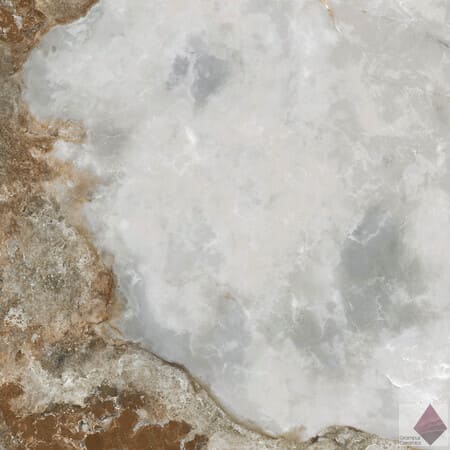 Глянцевая серо-бежевая плитка под оникс Pamesa Cr.Lux Danae Opalo 120x120