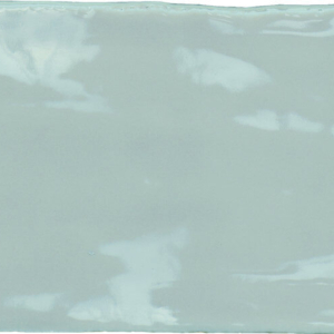 Настенная глянцевая зеленая плитка под кирпич Harmony Poitiers Mint 7.5x30
