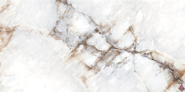 Глянцевая плитка рисунок кварц Peronda Museum Crystal White/60x120/EP