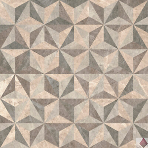 Плитка с рисунком геометрия Vitra Marmostone Декор “Микс Гео” 60х60