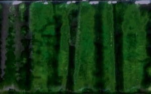 Глянцевая рельефная плитка кабанчик Aparici Joliet Jade Prisma 7.4x29.75