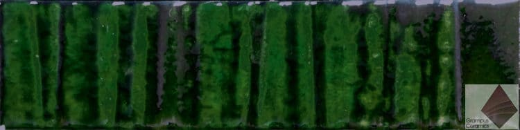 Глянцевая рельефная плитка кабанчик Aparici Joliet Jade Prisma 7.4x29.75