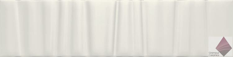 Глянцевая рельефная плитка кабанчик Aparici Joliet White Prisma 7.4x29.75