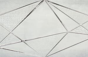 Декор с рисунком геометрия для стен Ape Ceramica Crea Décor Zig Zag Sky 30x90