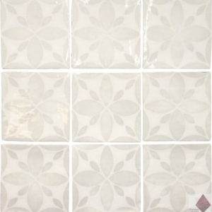 Белая глянцевая плитка для ванной и кухни Ape Ceramica Fado Mariza White 13x13