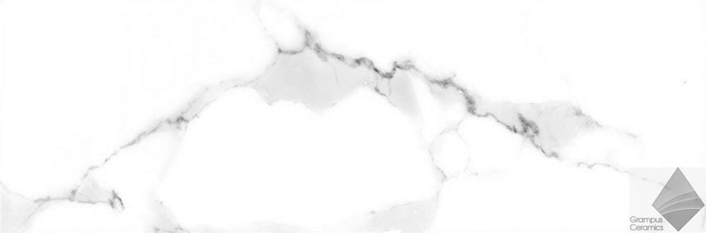 Настенная матовая белая плитка под мрамор для ванной Dual Gres Otto 32x96