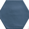 Матовая синяя плитка сотами для пола Ribesalbes Geometry Hex Navy Matt 15х17,3
