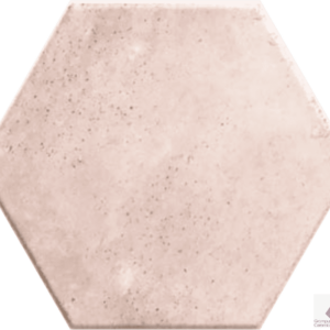 Матовая шестиугольная плитка для пола Ribesalbes Hope Hex Rose Matt 15x17.3