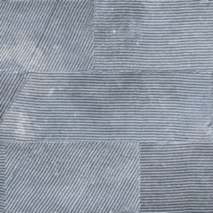Рельефная матовая плитка под бетон для стен Keraben Rue De Paris Concept Acero 25x70
