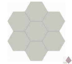 Шестиугольная матовая плитка для стен Marca Corona Paprica Bianco Esa. 25x21.6