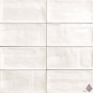 Глянцевая белая настенная плитка Mainzu Aquarel White 15x30