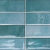 Глянцевая зелено-бирюзовая плитка для стен Dual Gres Luken Aqua 30x60