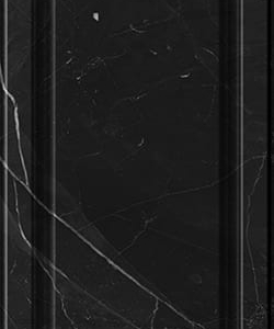 Черная плитка буазери под мрамор Noir Black wall 01 25x60
