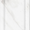 Гляцевая плитка буазери Gracia Ceramica Noir white wall 01 25x60