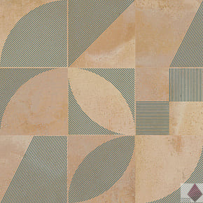 Плитка с геометрическим рисунком Apavisa 4 Ever Hutton Green 59.2x59.2