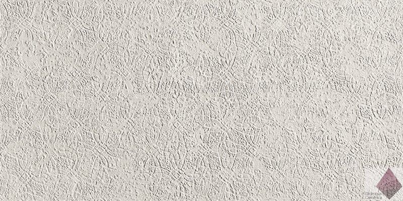 Рельефная белая матовая плитка для стен Bloom Print White 80x160