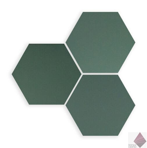 Зеленая плитка шестигранник WOW Six Hexa Green 14x16