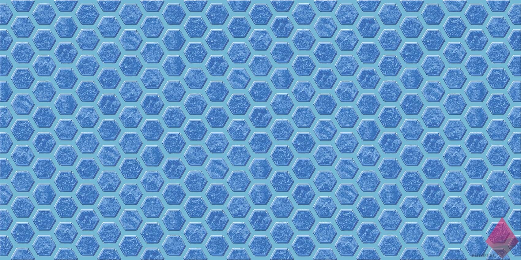 Плитка глянцевая под мозаику Axima Анкона низ синий 30х60