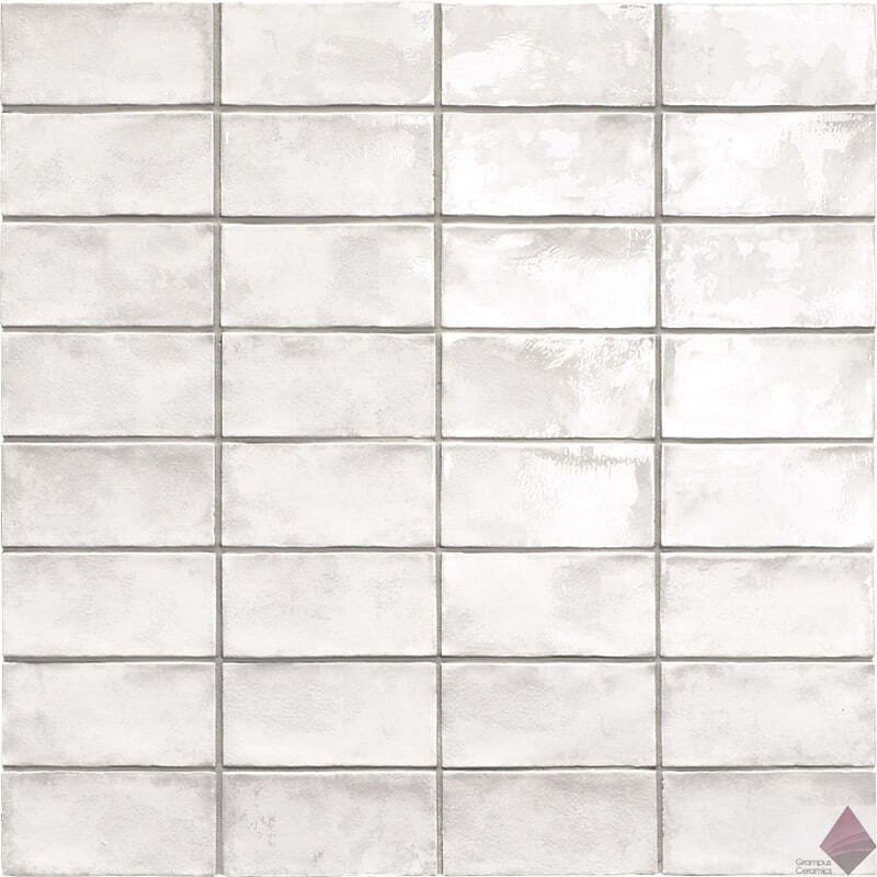 Белая плитка под кирпичик Mainzu Biarritz Blanco 7.5x15
